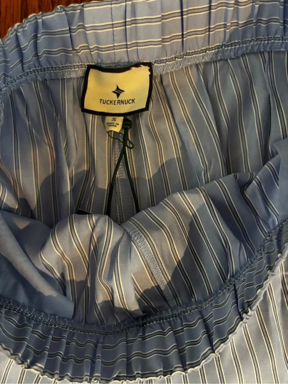 Tuckernuck Cornflower Blue Scottie Shirt & Nolan Short Set Size Small NWT - Picture 8 of 8